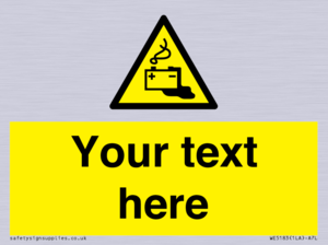 Custom Battery Charging Sign